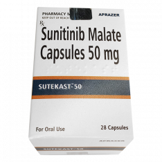 Сунитиниб :: Сутекаст (Sutekast) :: аналог Сутент 50мг капс. №28